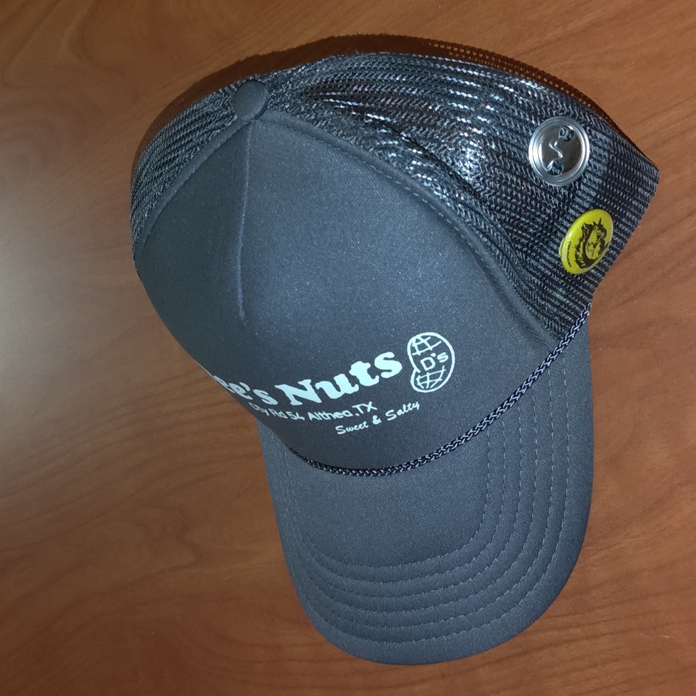 Dee's Nuts Screen Printed Logo Snapback Hat Cap - image 3